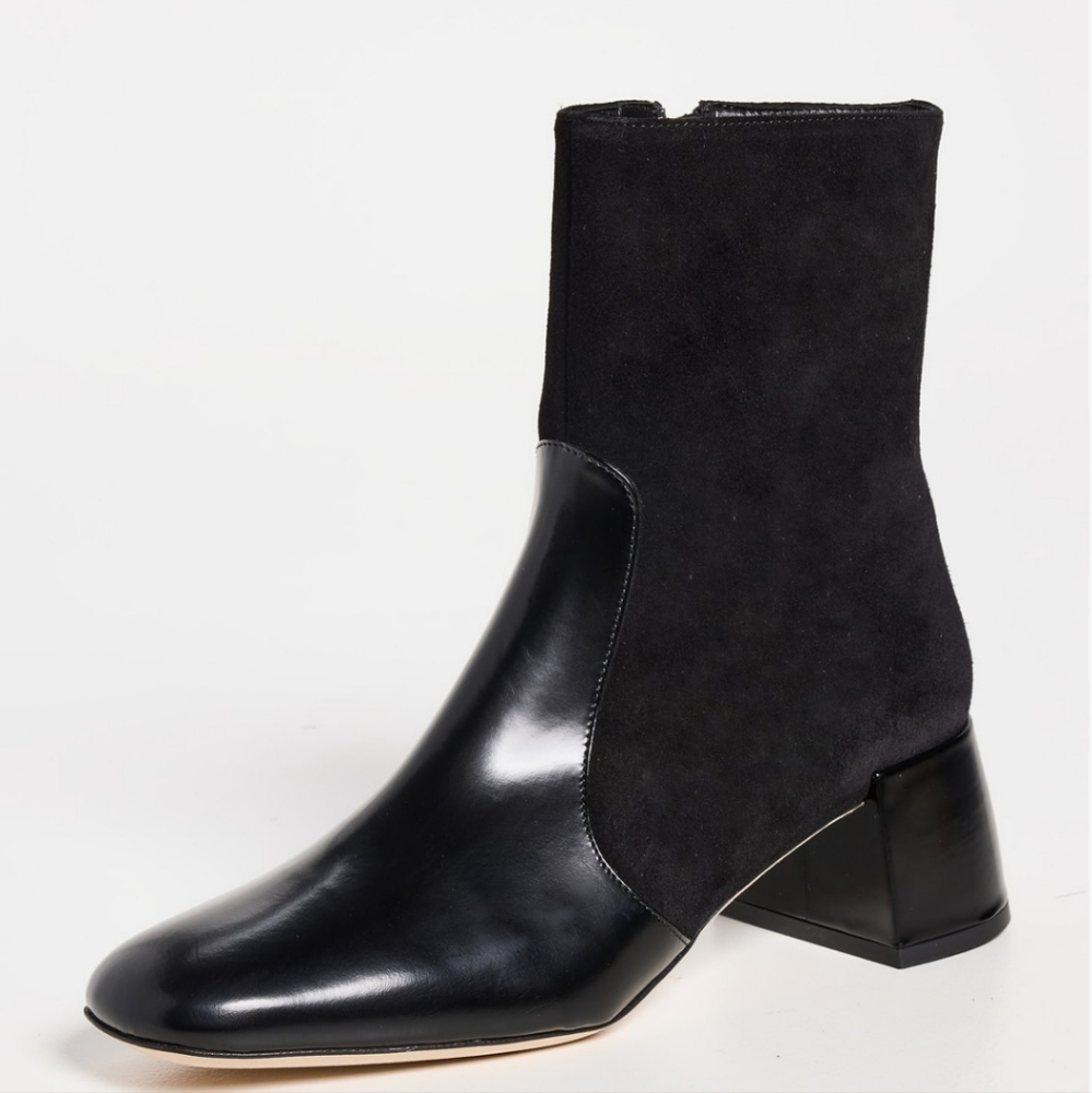 NWT$450 STAUD Andy 45MM Black Leather  Ankle Chelsea Bootie Boots Sz 41 (11) - Picture 15 of 15